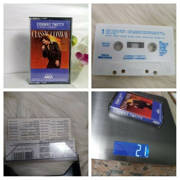 Vintage Conway Twitty Classic Conway Cassette Tape Vintage - Picture 8 of 11